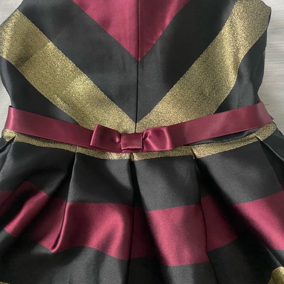 Bonnie Jean size 7 fancy dress black and gold - Picture 5 of 6